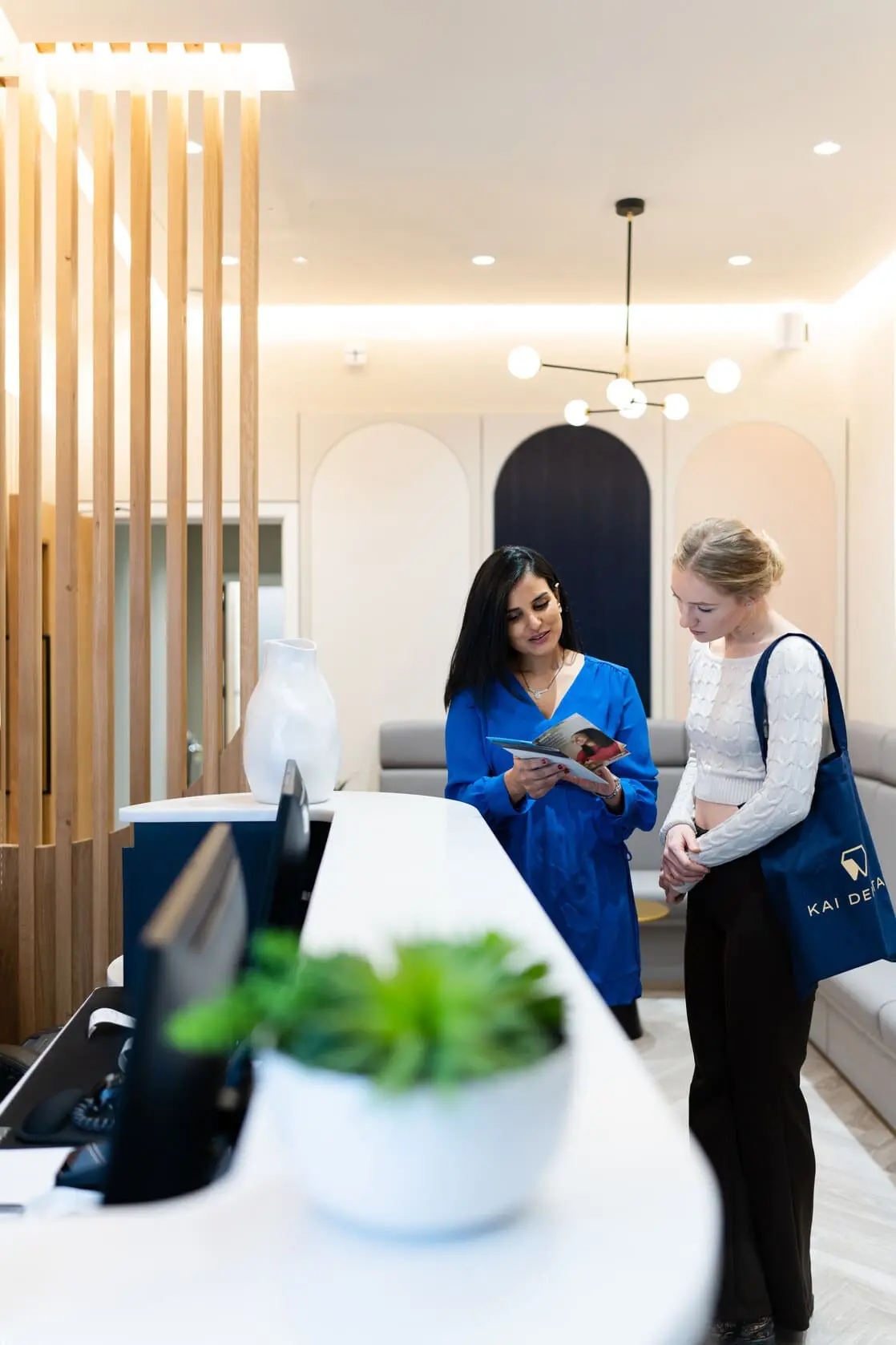 Kai Dental reception desk