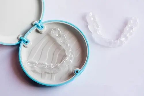 invisalign braces in case