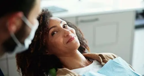 patient in marylebone dental chair